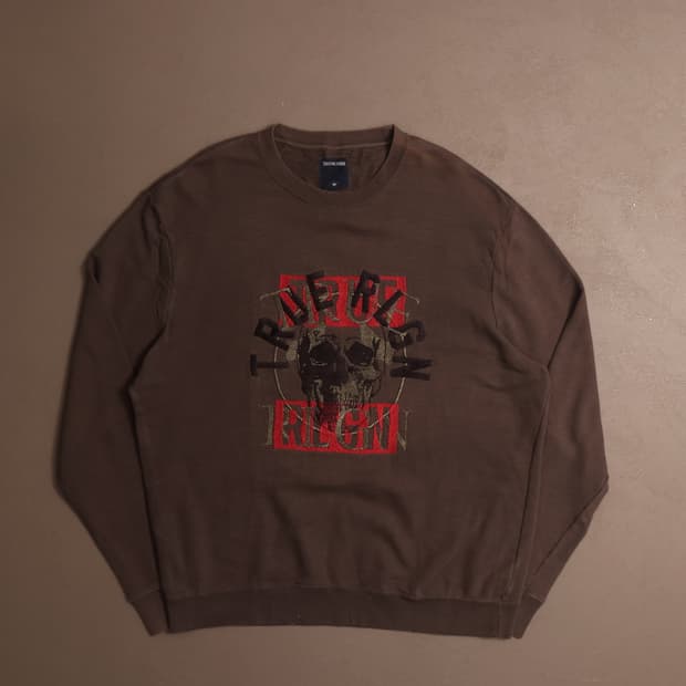 트루릴리전 자수 스웻셔츠 A1749