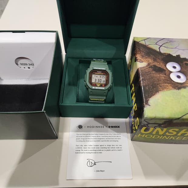 G-SHOCK X Hodinkee 온라인 세라믹 시계 풀박스