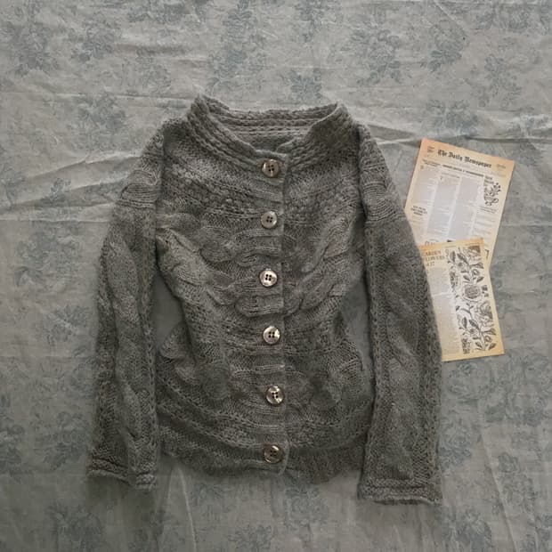 made in italy handmade cocoa beige knit 