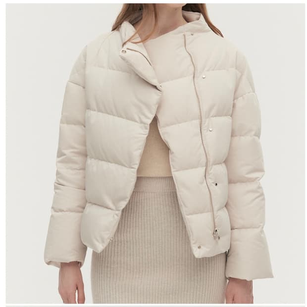 Sie 숏패딩 아이보리