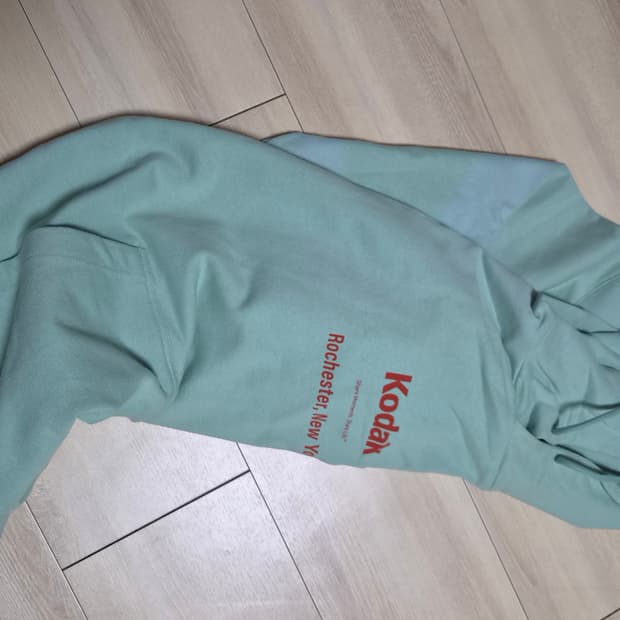 Kodak 민트색 후드티 M사이즈