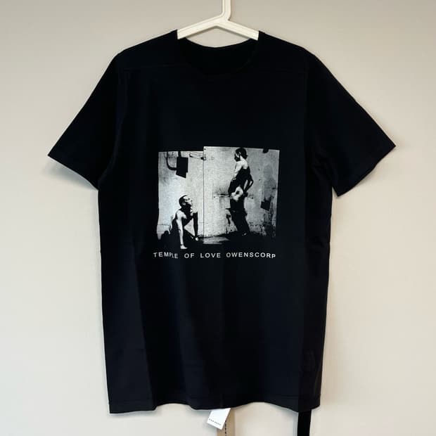 [L]릭오웬스 다크쉐도우 레벨 티셔츠/블랙