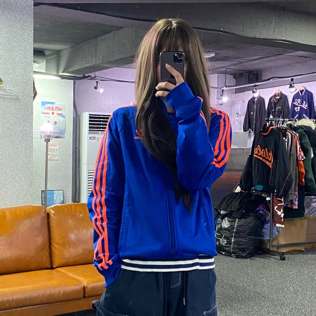 아디다스 슈퍼스타 트랙탑 져지 블루 B2617