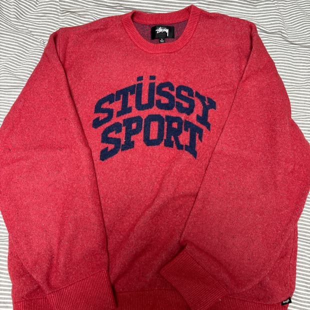 스투시 스포츠 니트 (L)