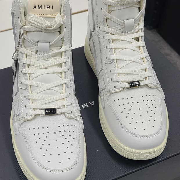 아미리 amiri 하이탑 스니커즈 사이즈43