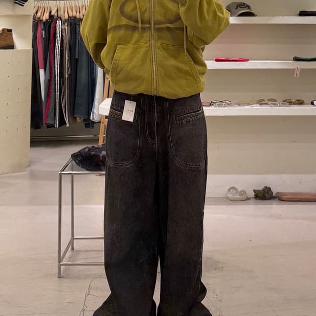 트릴리온 포켓 워싱 데님 팬츠 U1513