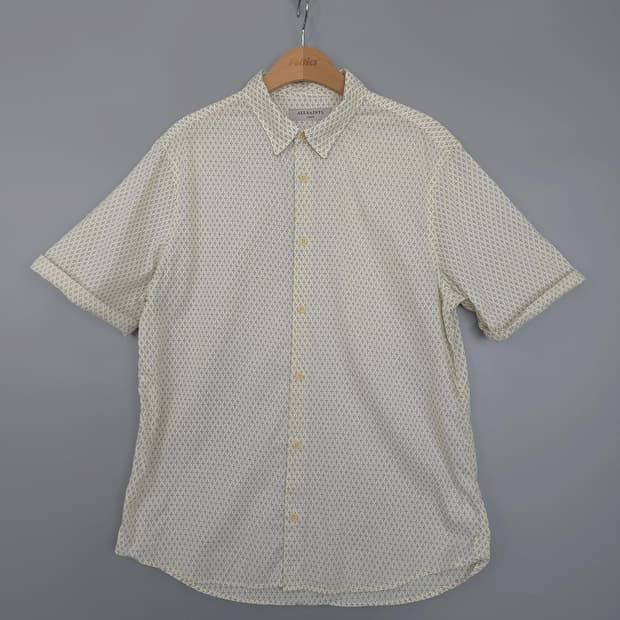 올세인츠 ALLSAINTS 남성 패턴 반팔 셔츠 L