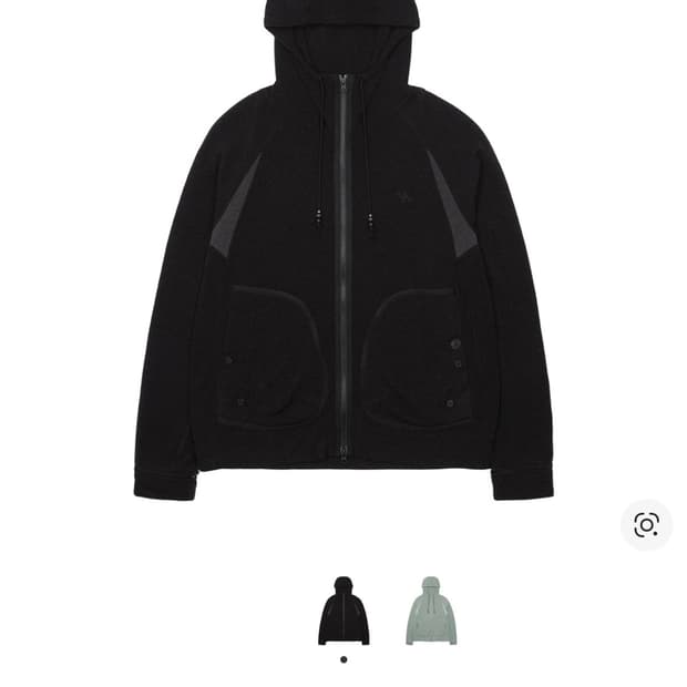 산산기어 카파스 니트 집업 블랙