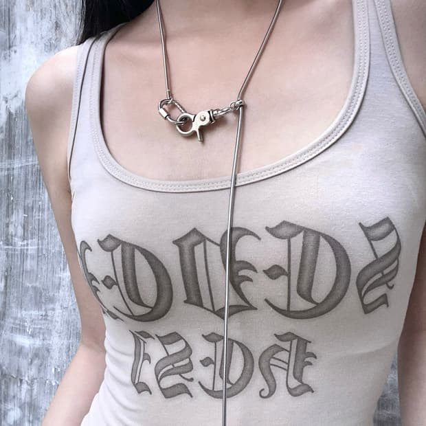 Long Buckle Necklace