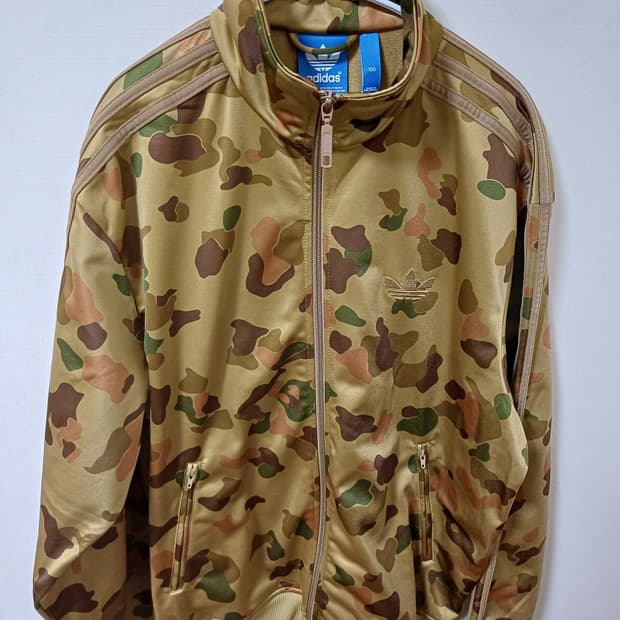 아디다스 파이어버드 카모 트랙탑 져지