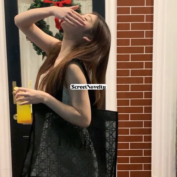 디올 뷰티 까나쥬 메쉬 숄더백 블랙 무료배송