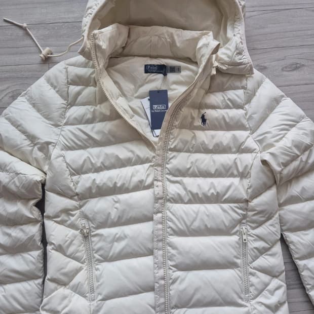 폴로랄프로렌 정품 화이트 경량패딩 499,000➡️399,000