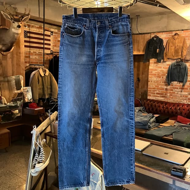80s USA 빈티지 리바이스 501 데님 팬츠
