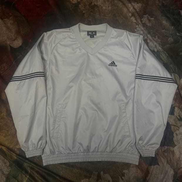 아디다스 빈티지 올드스쿨 블랙 사이드라인 그레이웜업 M