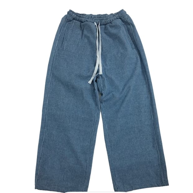 1) 논노드 파자마 데님 팬츠 블루