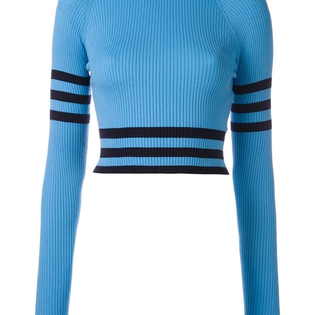 Versace Crop Knit Top베르사체