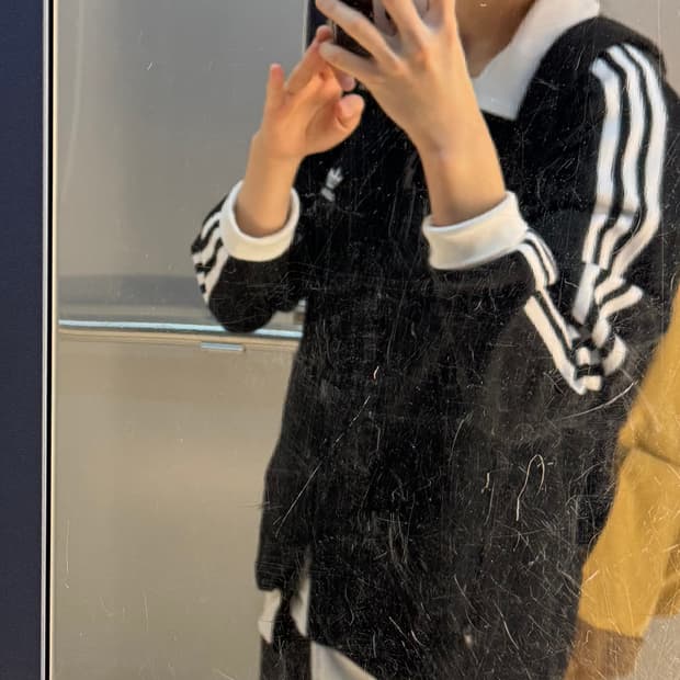 아디디스 베켄바우어 트랙탑 져지 블랙 M
