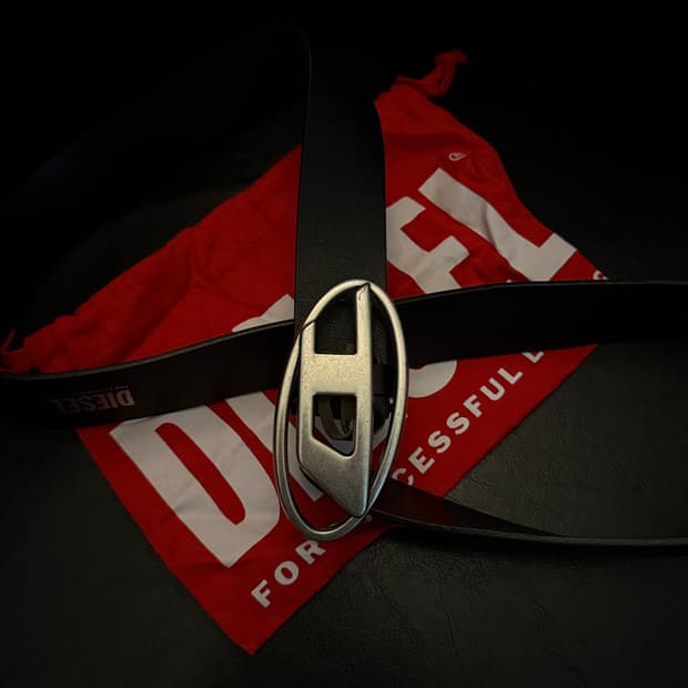 디젤 빈티지 D로고 벨트