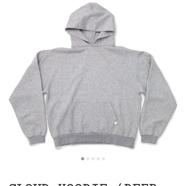 77C CLOUD HOODIE DEEP MELANGE