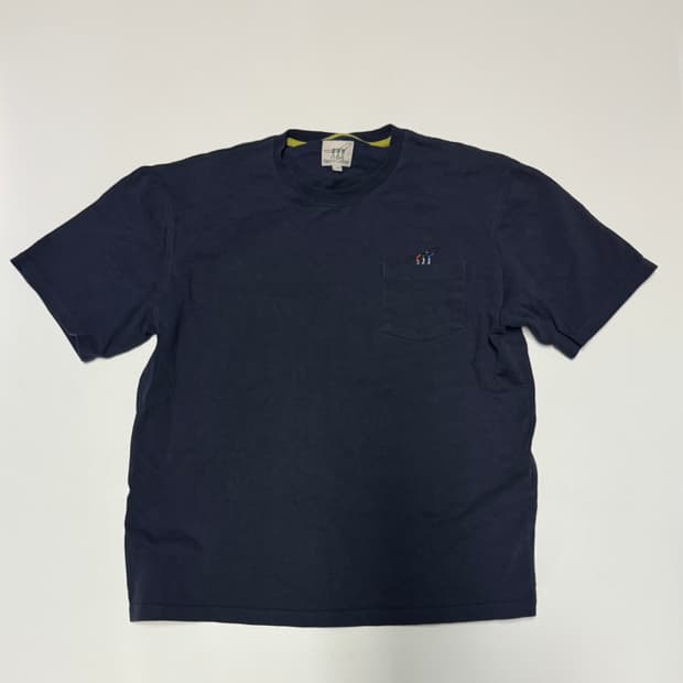 헨리코튼 23년도 원 포켓 반팔 티셔츠 L 네이비