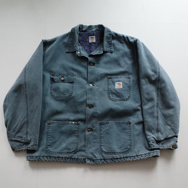레어 90s 칼하트 초어 자켓 헌터그린 MADE IN USA [XL]