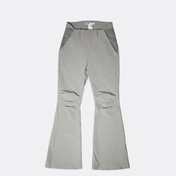 오호스 부츠컷 팬츠 OJOS UNBLANCED WAIST BOOTCUT 