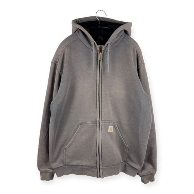 (M) 칼하트 레인디펜더 후드집업 헤드그레이