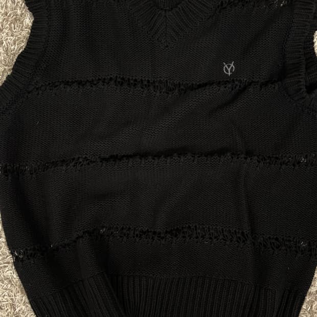 오와이 니트 베스트