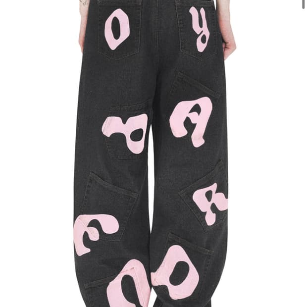 OY LOGO EIGHT POCKET DENIM BAGGY PANTS -