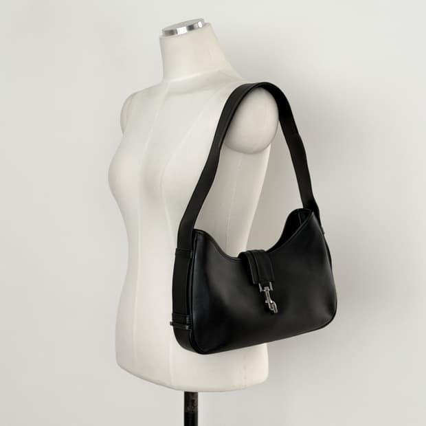 구찌 재키 레더 숄더백