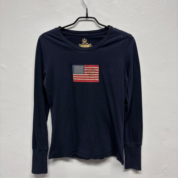 폴로 진스 성조기 롱슬리브