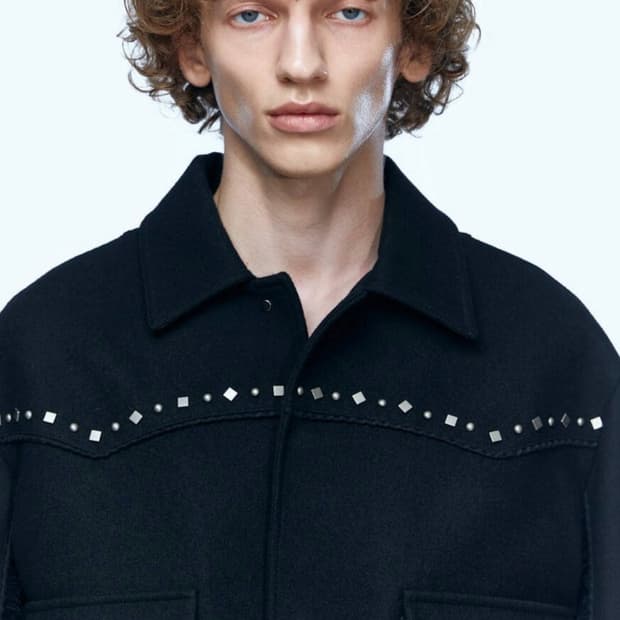 앤더슨벨 22FW 안드레스 울 웨스턴 블루종 재킷