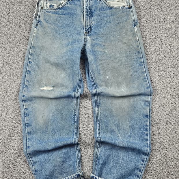 칼하트 헤비 플란넬 데님 워크 팬츠 ( 30 X 32 ) / 10377