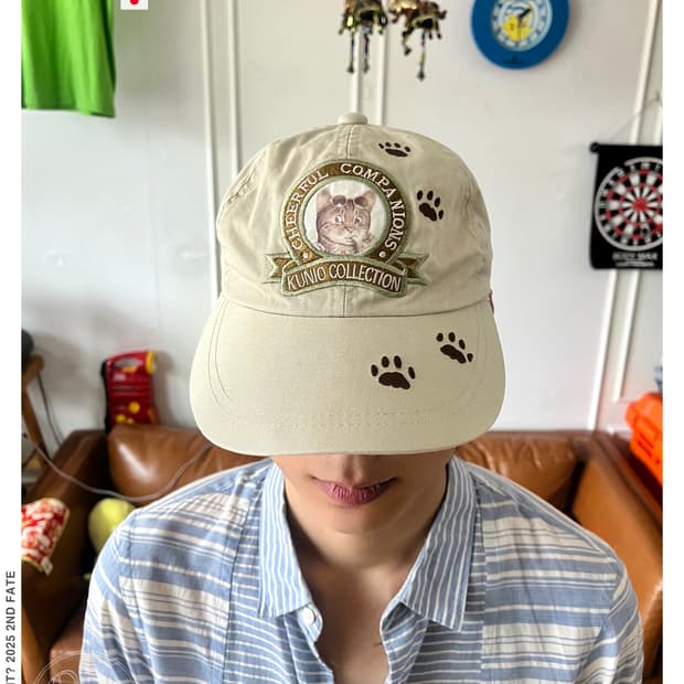 1990s KUNIO COLLECTION Cats Point Cap