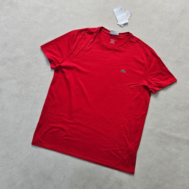 XL 새상품 라코스테 크루넥 반팔티 0409Y