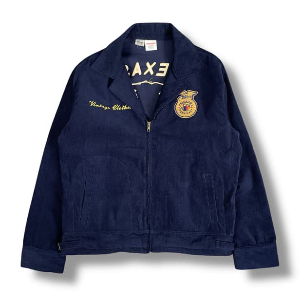 FFA 네이비 코듀로이 골덴 자켓 XXL