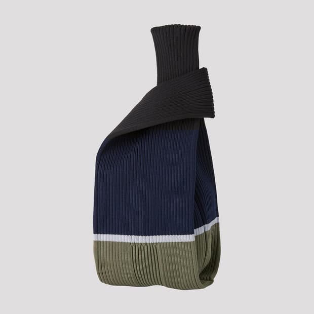 CFCL 26ss NOTCHED RIB 토트백/네이비 멀티
