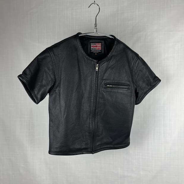 Nankai 소가죽 반팔 자켓 