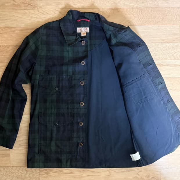 FILSON 블랙워치 왁스드 코튼 자켓 / 헤리티지 / 남성 M(105)