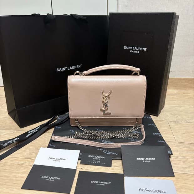 (새상품급) 입생로랑 선셋 체인백 미니