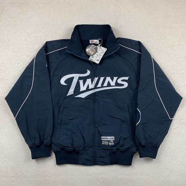 LG트윈스 x 빠더너스 덕아웃 자켓 네이비 (데드스탁) 