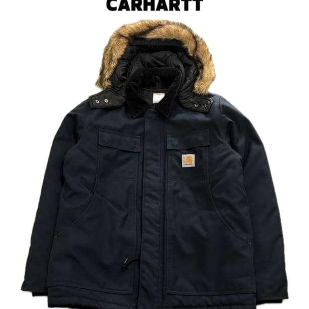 (M) 칼하트WIP 아크틱 코트 자켓 네이비