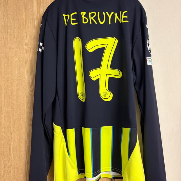 [해외XL] 24-25 맨시티 No.17 데브라이너 어웨이 긴팔