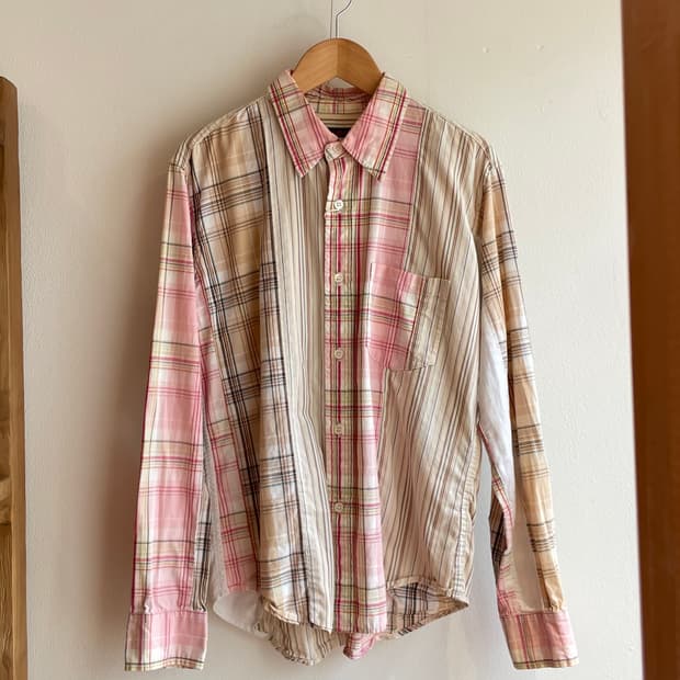 가이진메이드 체크 긴팔 셔츠