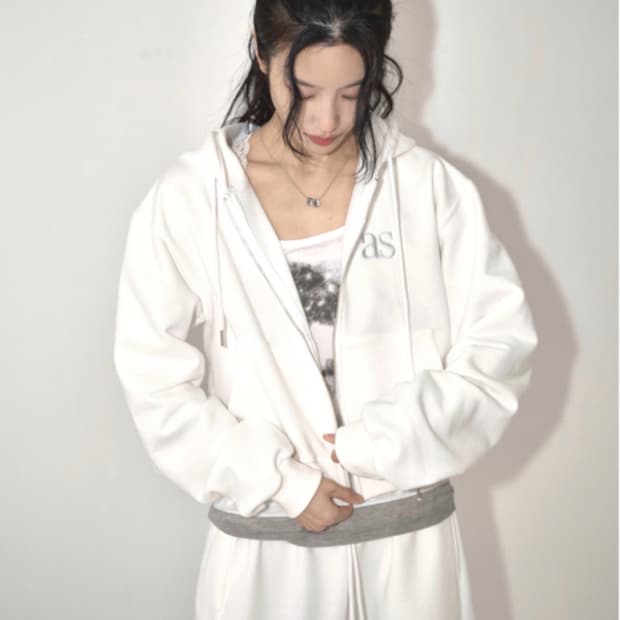 애즈온 후드집업