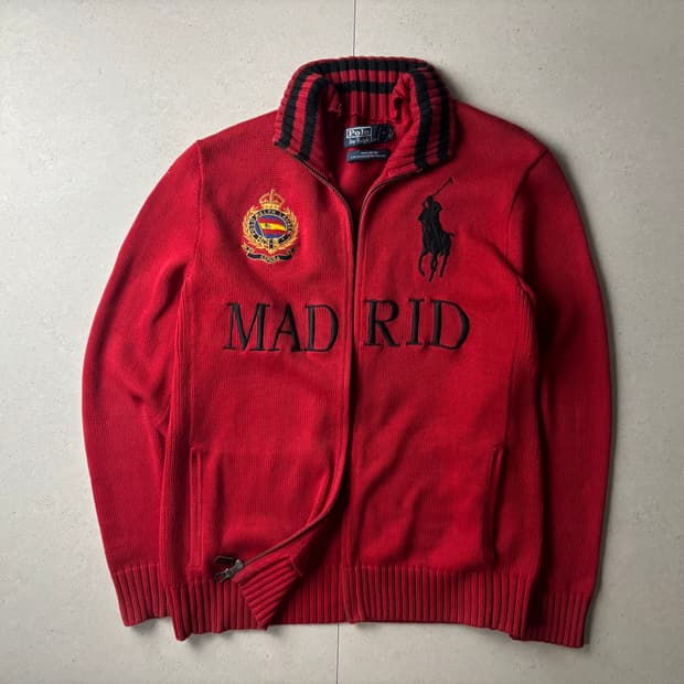 폴로 빅포니 마드리드 니트집업
