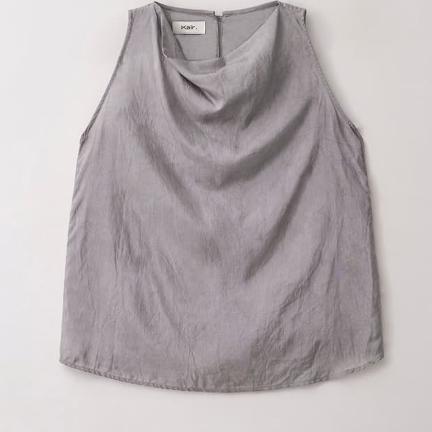 Kair 카이르 슬리브 Natural Dyed Halter Blouse
