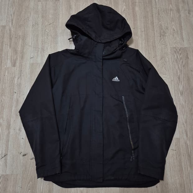 아디다스 박시 기모 후드 바람막이 자켓 L(100)