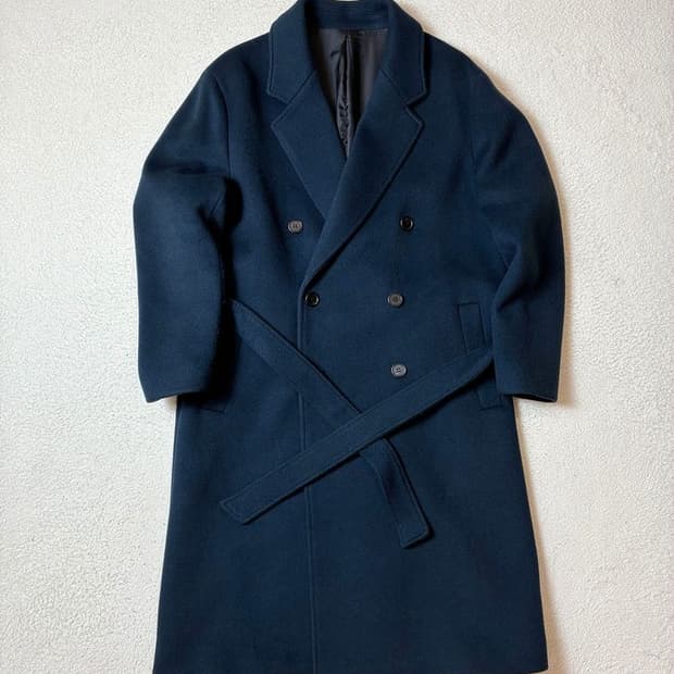 쿠어 COOR 캐시미어 30 더블 로브 코트 PN7311