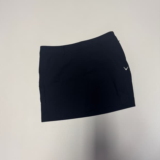 여성 캘러웨이 나일론 골프 치마 바지 블랙 29.1인치